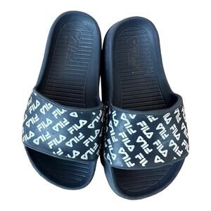 Fila Slides Navy Toddler Size 11